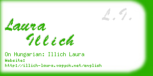 laura illich business card